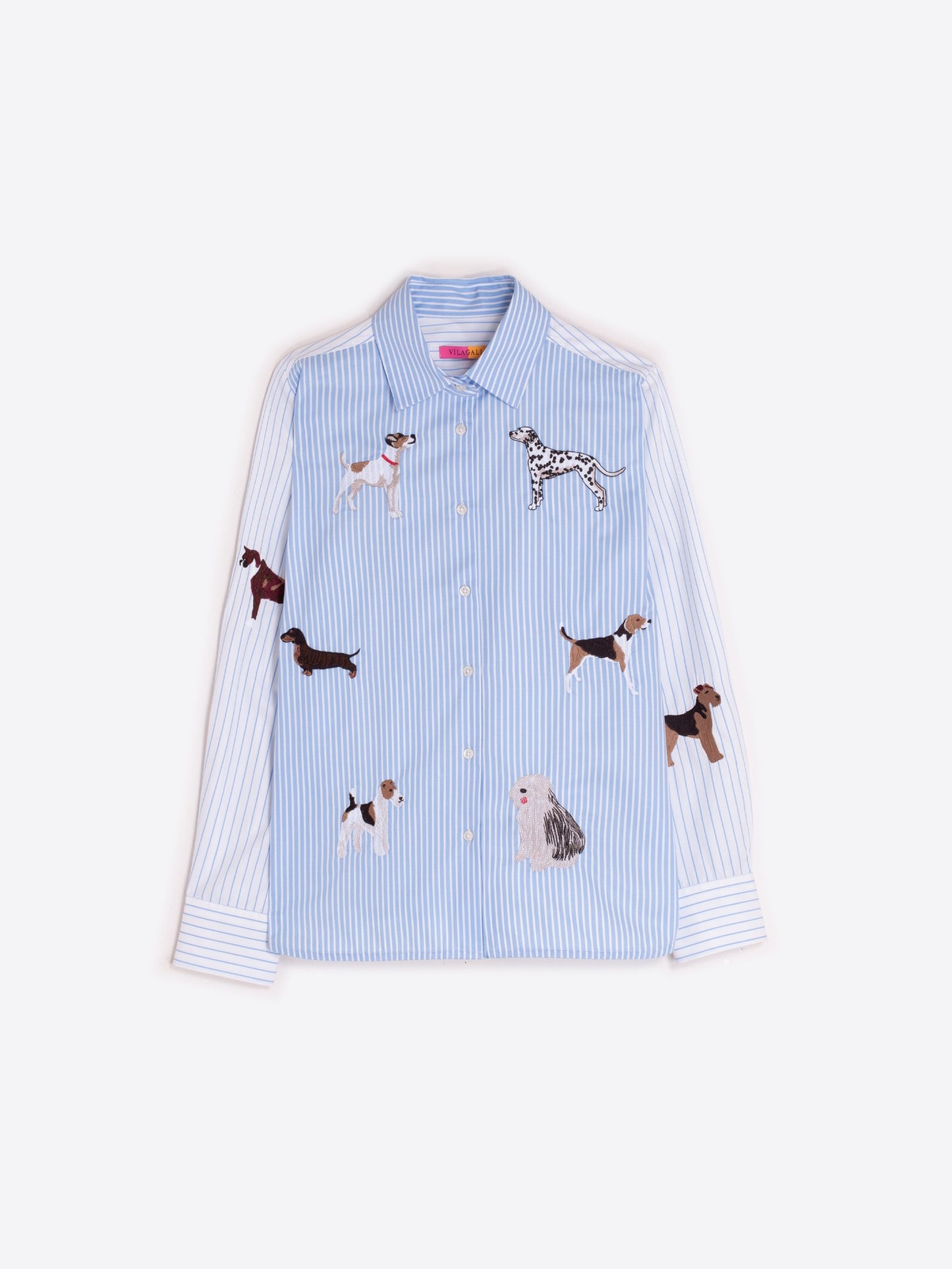 Dog Embroidery Shirt