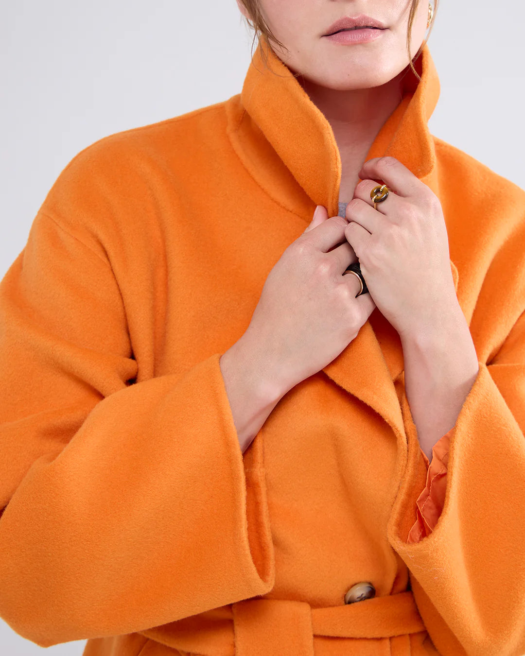 Classic Long Wool Coat by Summum