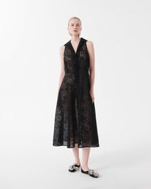 Broderie Monogram Dress