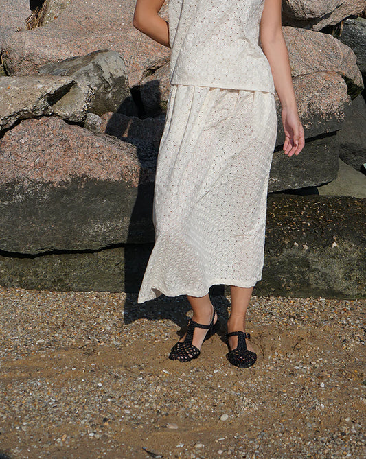 Uma Embroidered Skirt