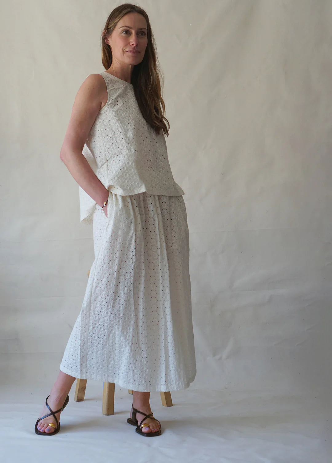 Uma Embroidered Skirt