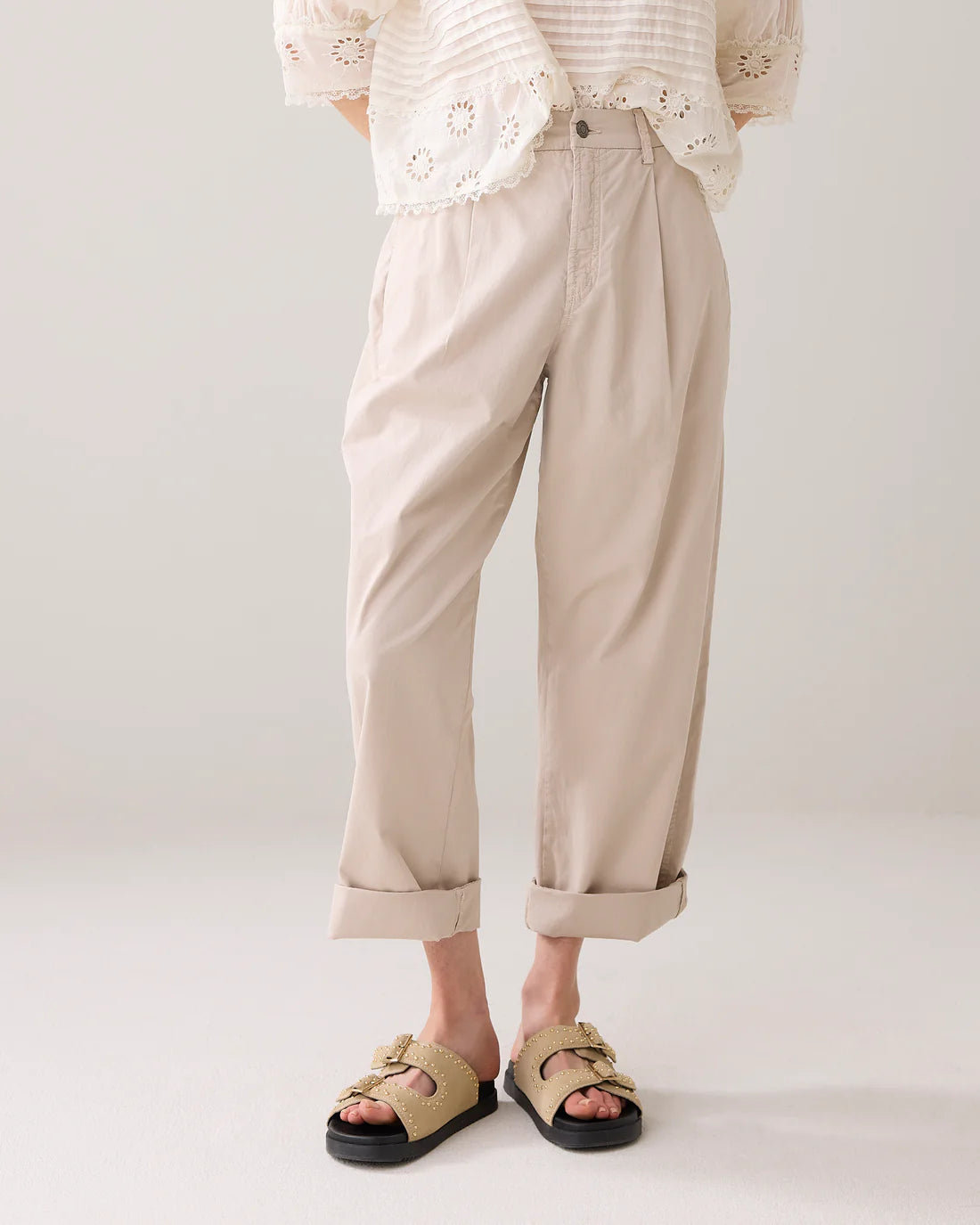 Crispy Cotton Trousers