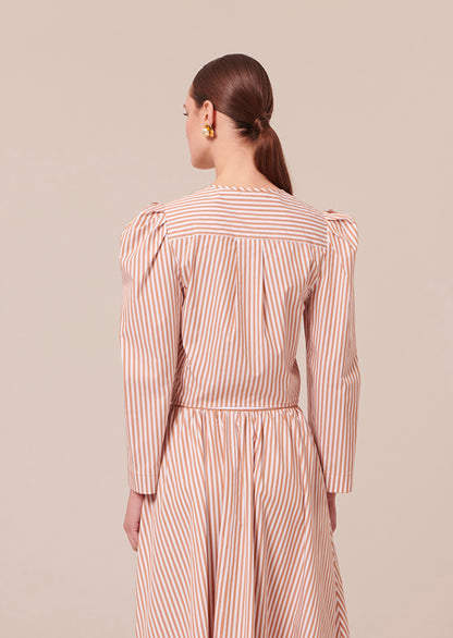 Cleo Striped Poplin Shirt by Tara Jarmon