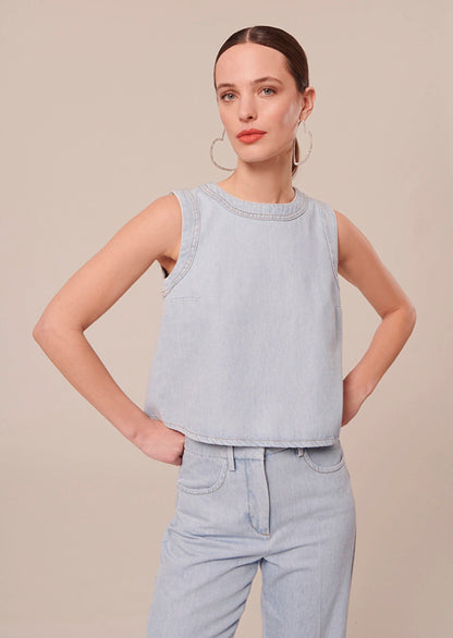 Tokono Denim Top by Tara Jarmon