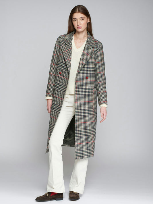 Eloise Plaid Coat by Vilagallo