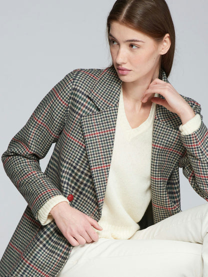 Eloise Plaid Coat by Vilagallo