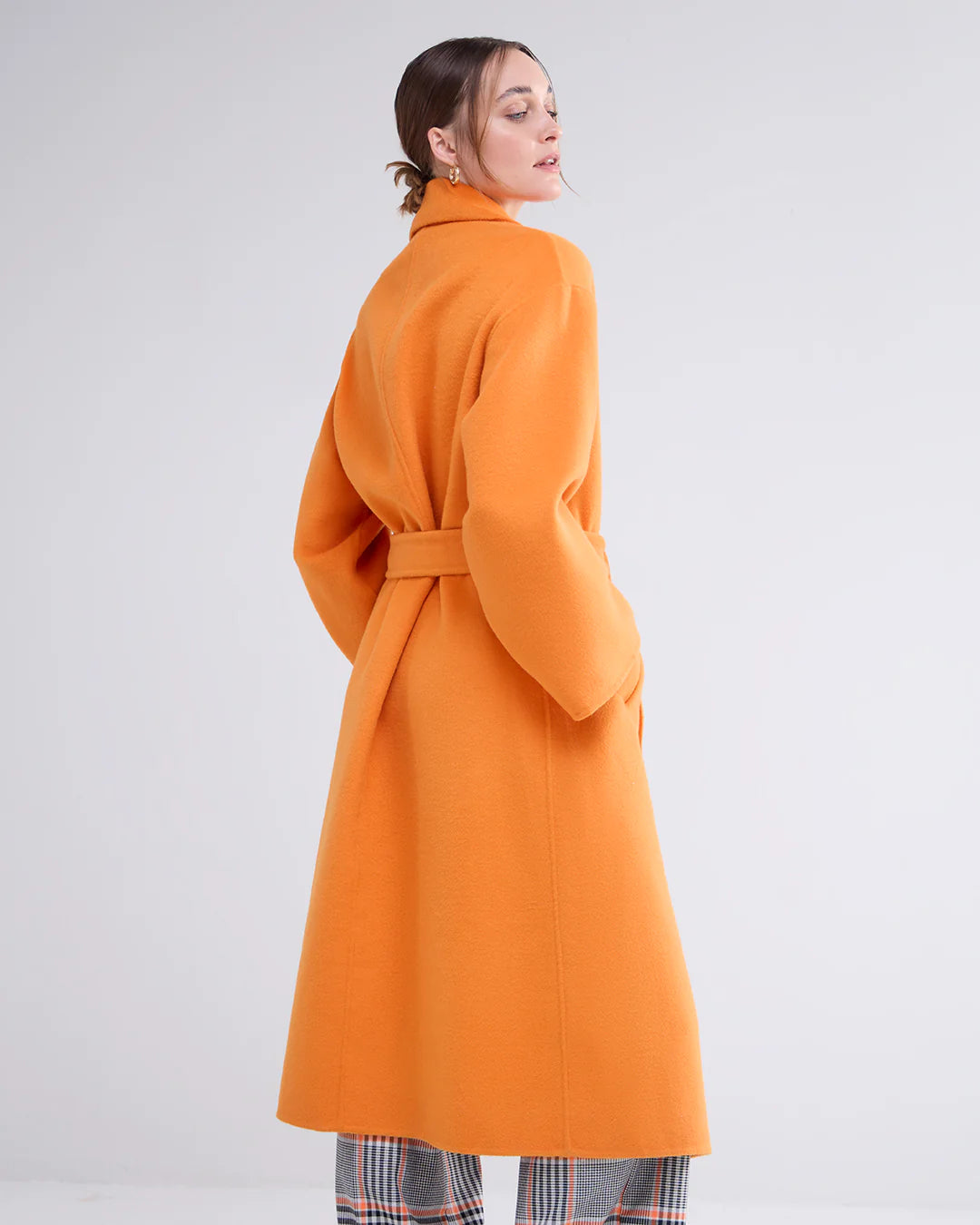 Classic Long Wool Coat by Summum