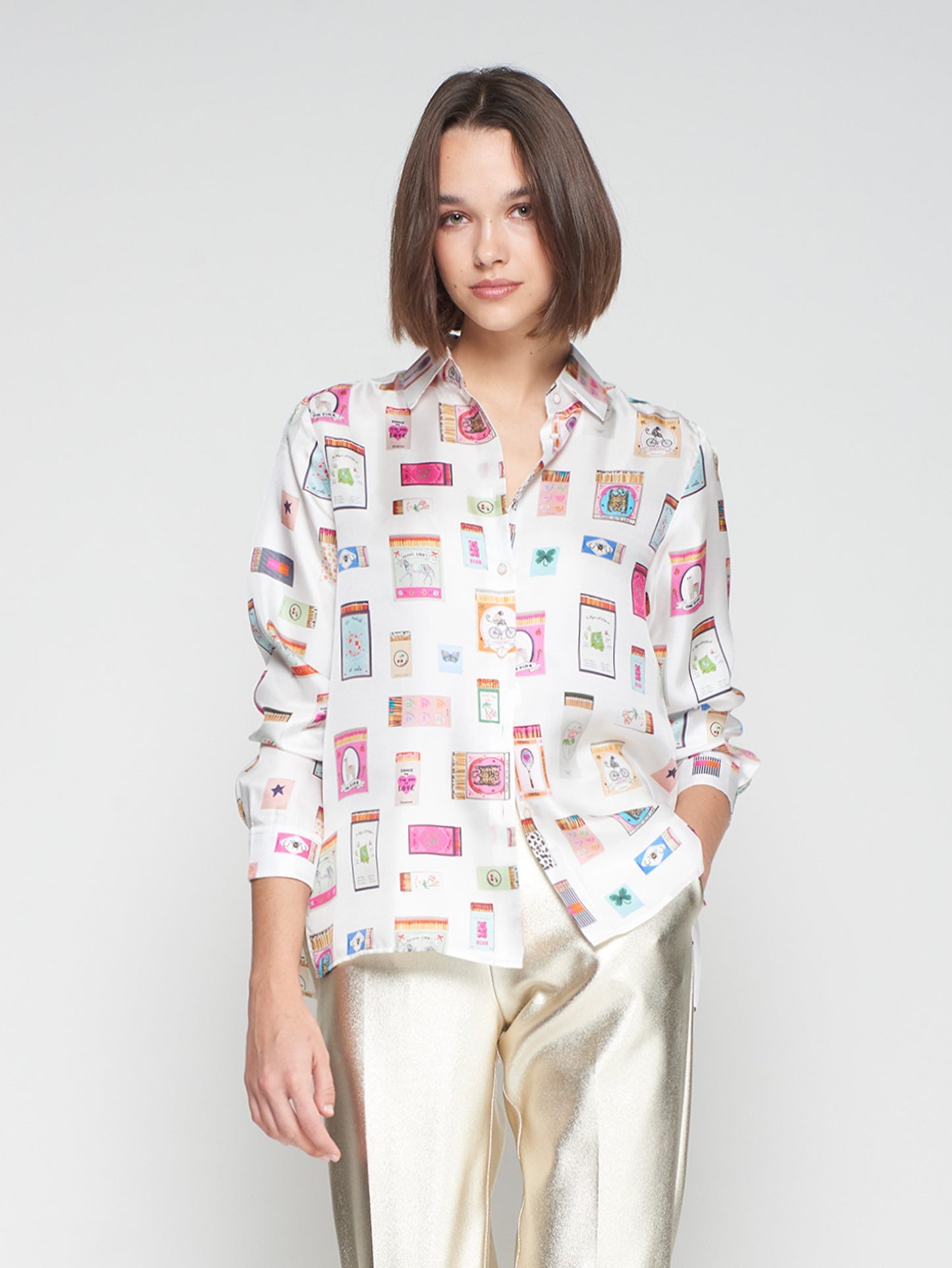 Matchbook Print Shirt