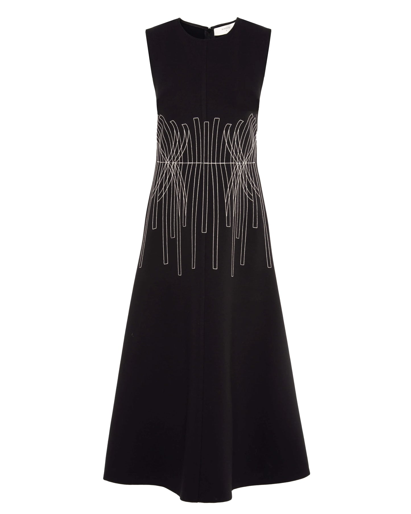 Sleeveless Dress With Embroidery