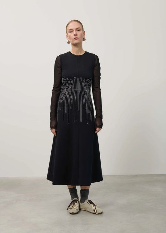 Sleeveless Dress With Embroidery
