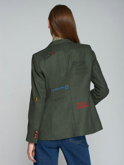 Hillary Embroidered Blazer by Vilagallo