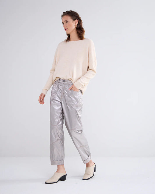 Foil Print Trousers by Summum