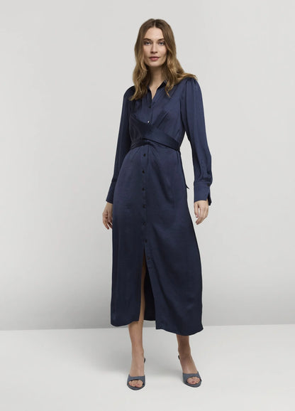 Silky Touch Button-Down Dress by Summum