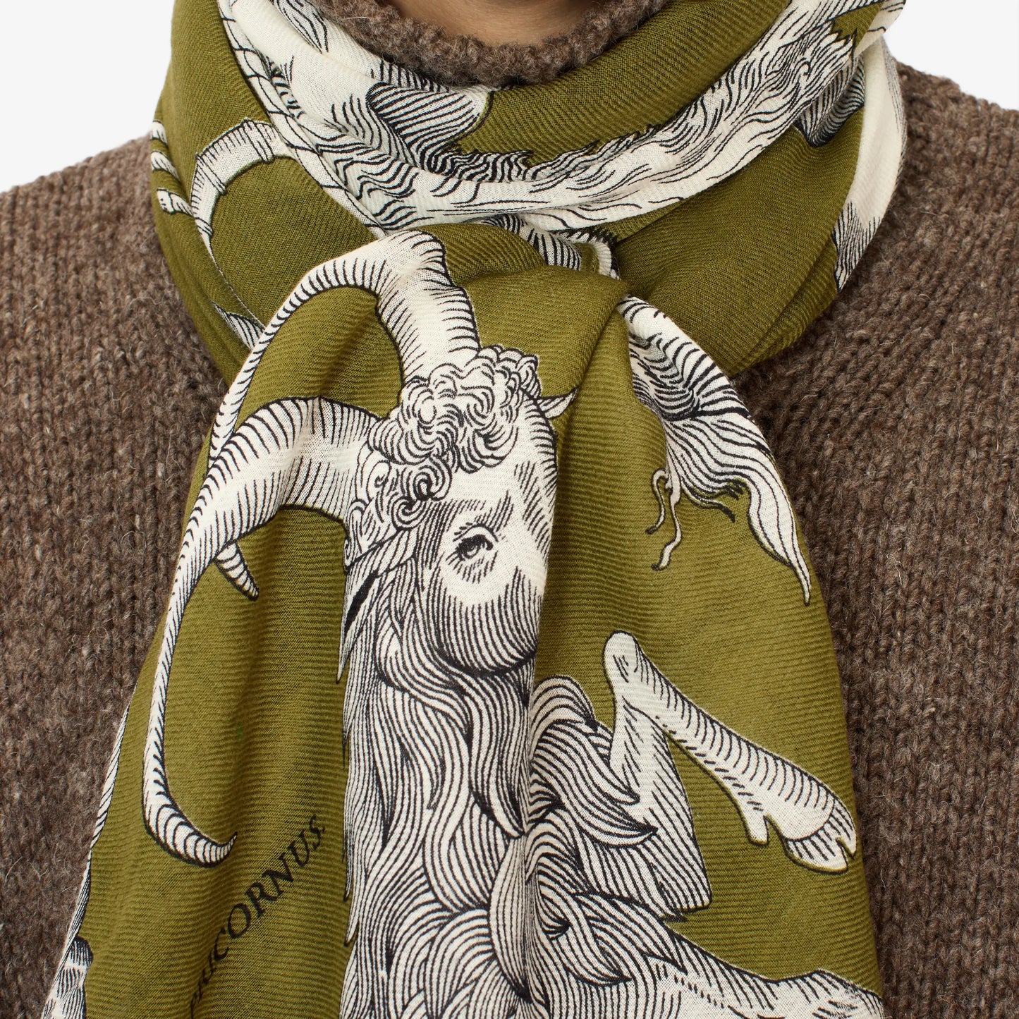 Astrologie Scarf - Khaki