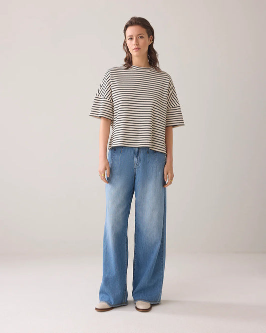 Knitted Top W/ Stripes