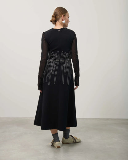 Sleeveless Dress With Embroidery