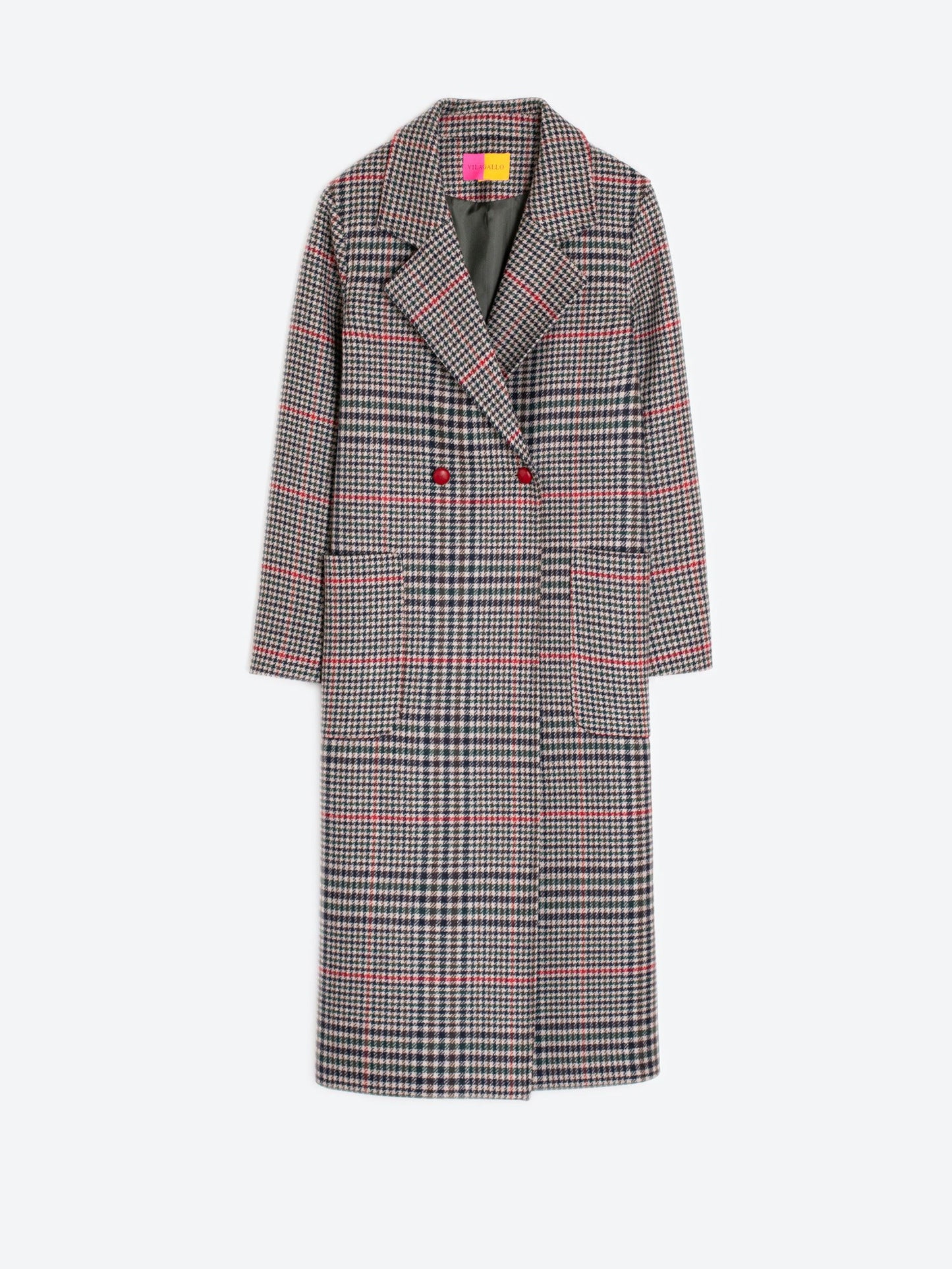 Eloise Plaid Coat by Vilagallo