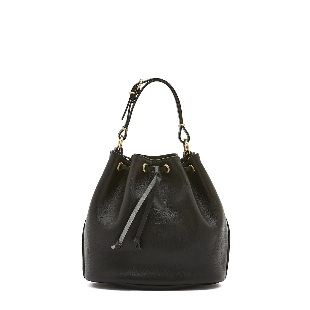 Leather Bucket Bag by Il Bisonte