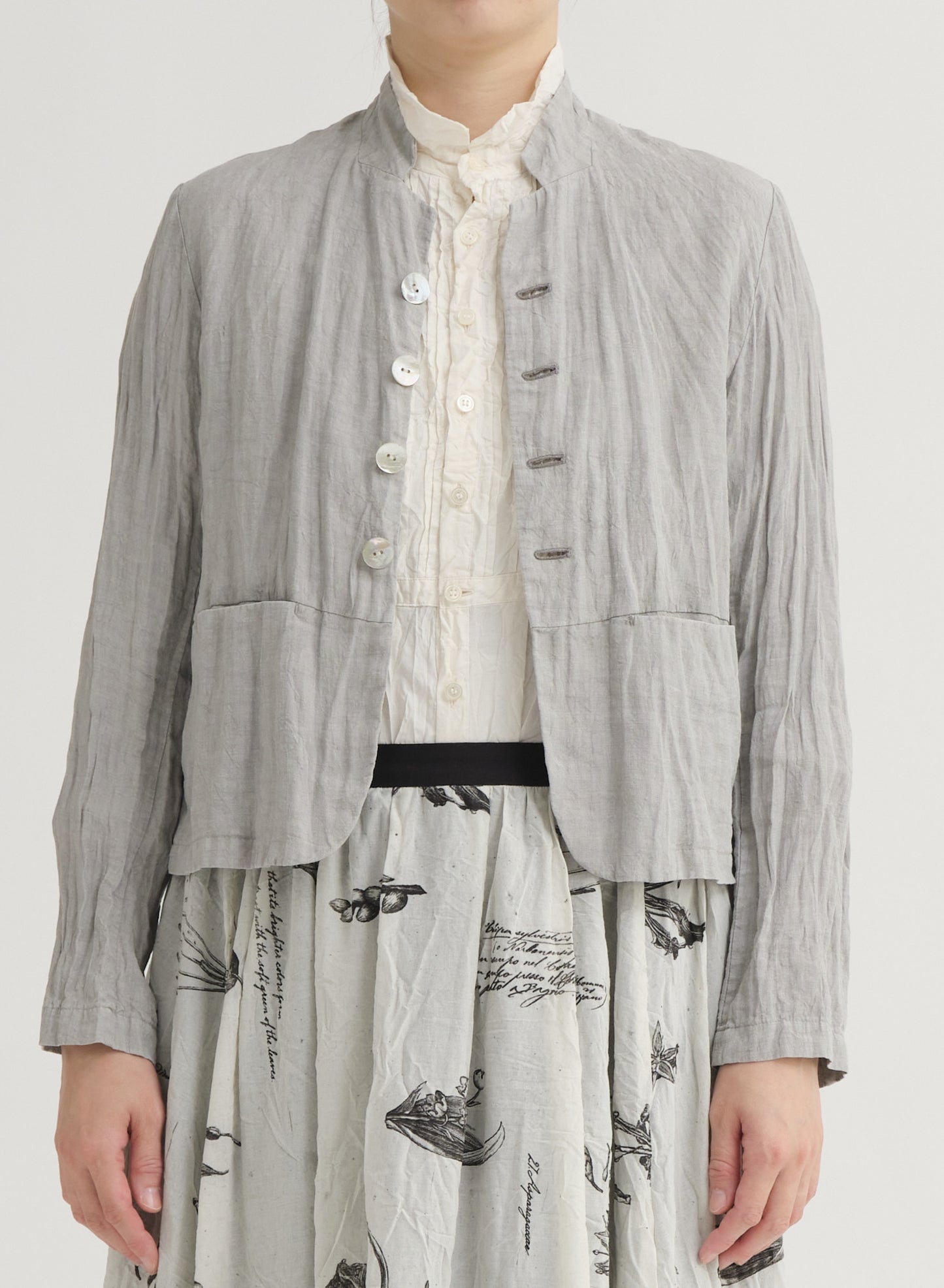 French Linen Short Jacket