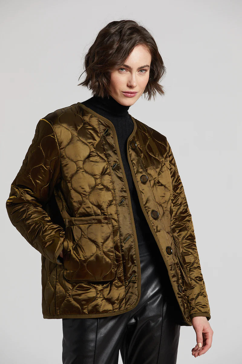 Pina Quilted Jacket by Adroit Atelier