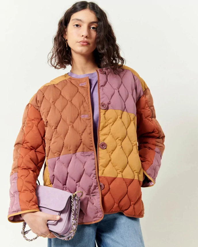 Duddy Patch Quilted Jacket by Sessun