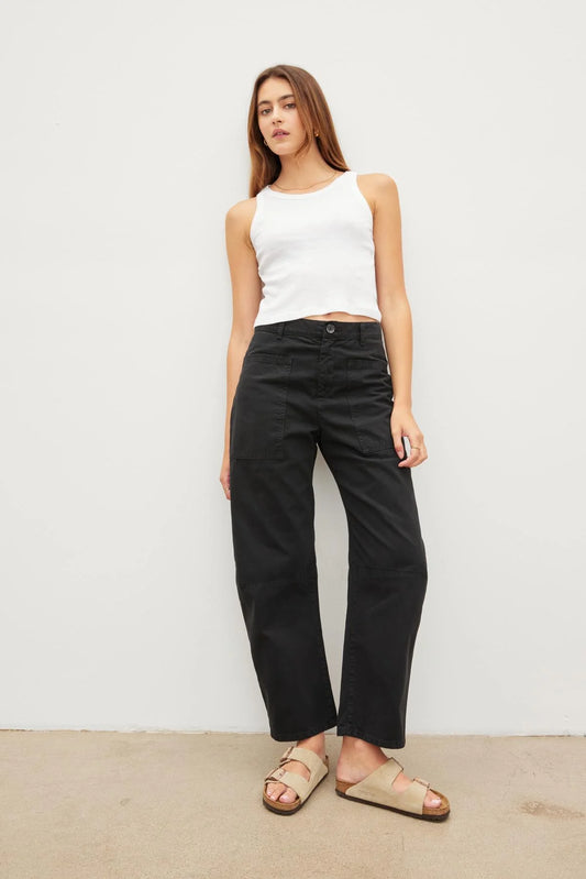 Brylie Sanded Twill Utility Pant by Velvet