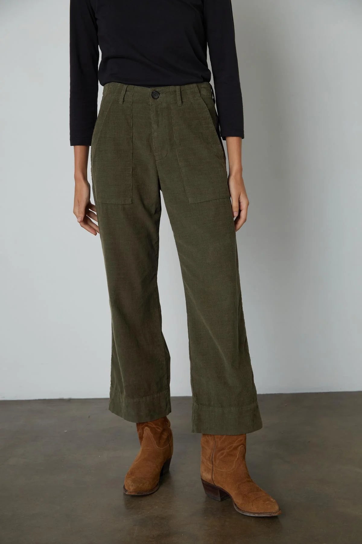 Vera Corduroy Wide Leg Pant by Velvet Graham & Spencer