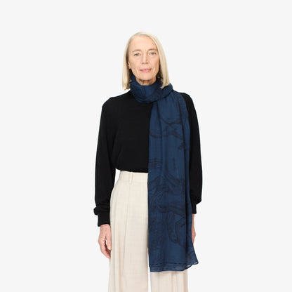 Astrologie Scarf - Navy