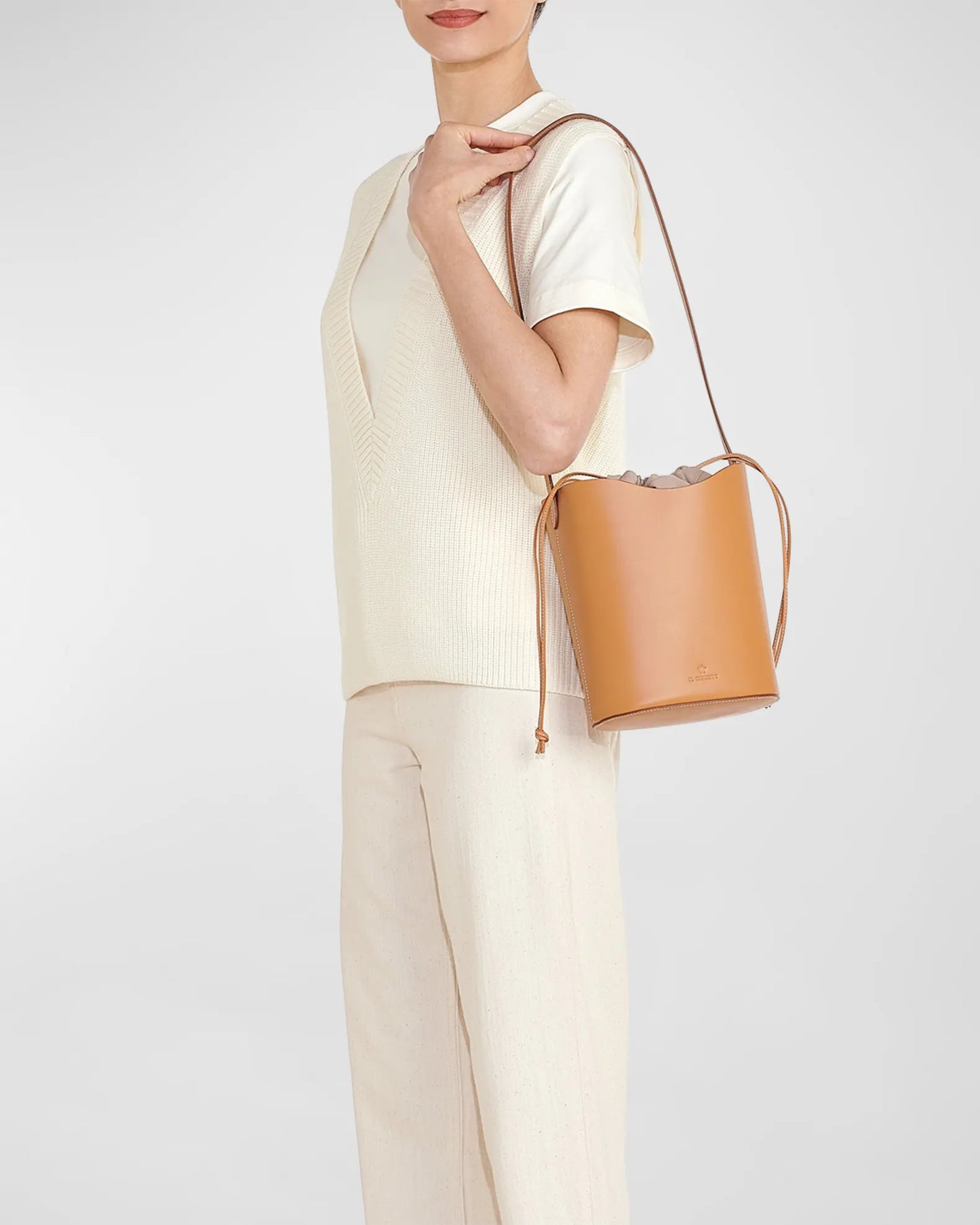 Roseto Womens Bucket Bag by Il Bisonte